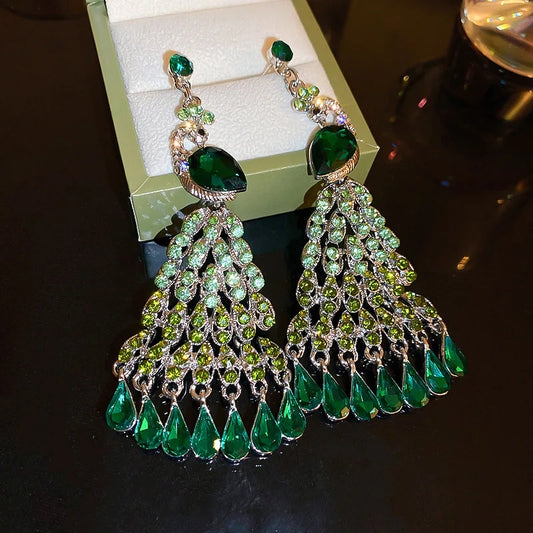 PEAFOWL EARRINGS