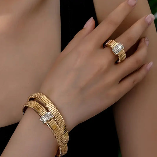 SERPENT BRACELET AND RING