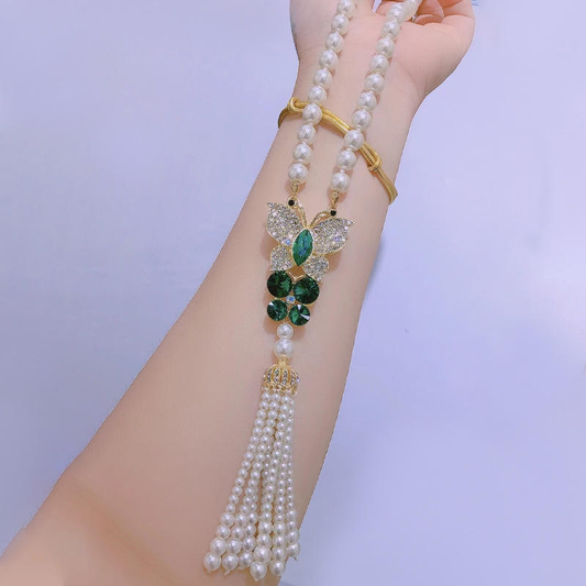 BUTTERFLY PEARL MALA