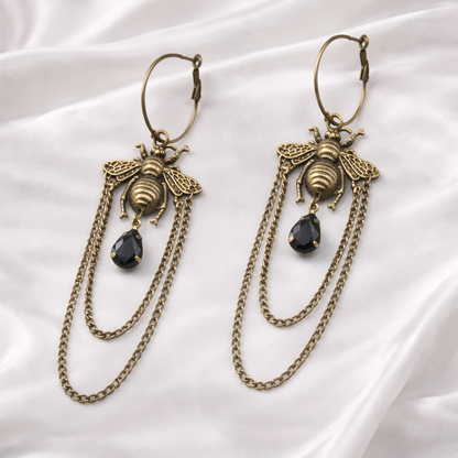 BUBBLEBEE HOOPS EARRINGS