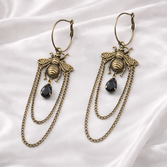 BUBBLEBEE HOOPS EARRINGS