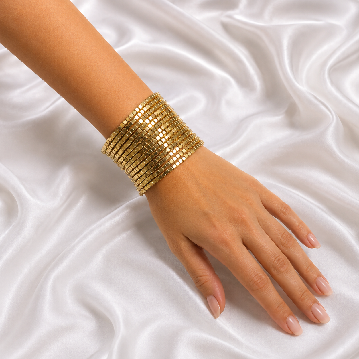 GOLDEN MOSAIC BANGLES