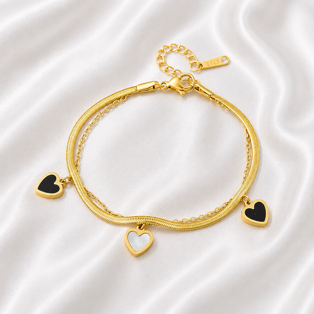 TRIO HEART LUXE BRACELET