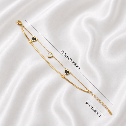 TRIO HEART LUXE BRACELET