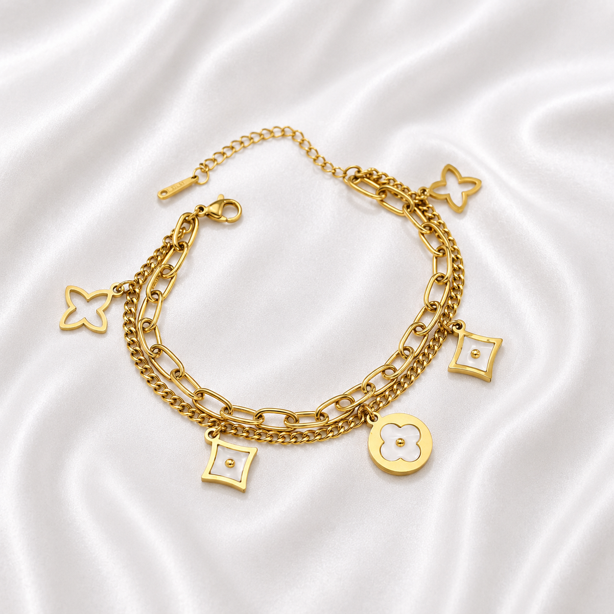 GOLDEN CHARM BRACELET