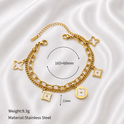 GOLDEN CHARM BRACELET
