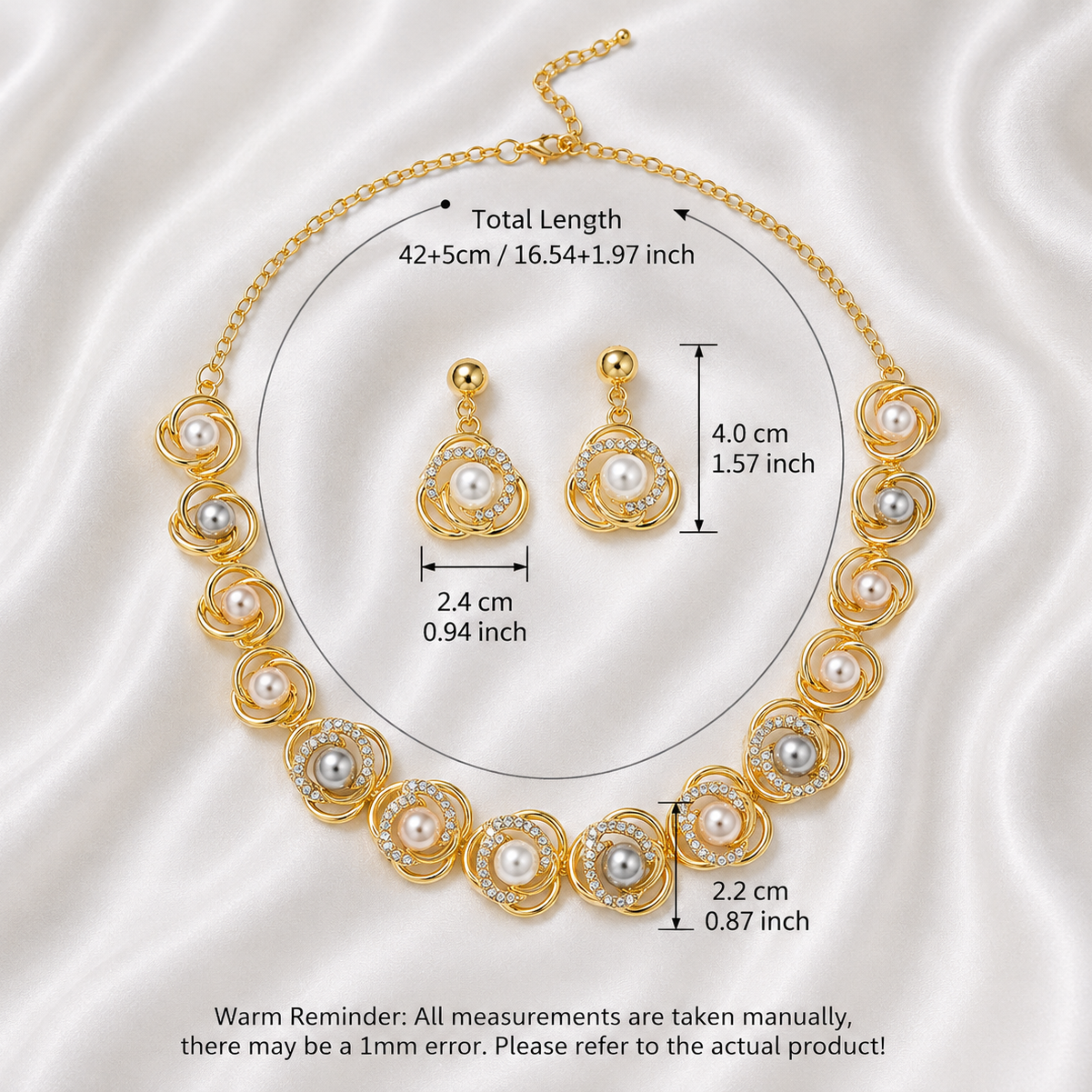 SPIRAL PEARL SET