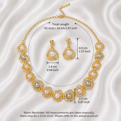 SPIRAL PEARL SET