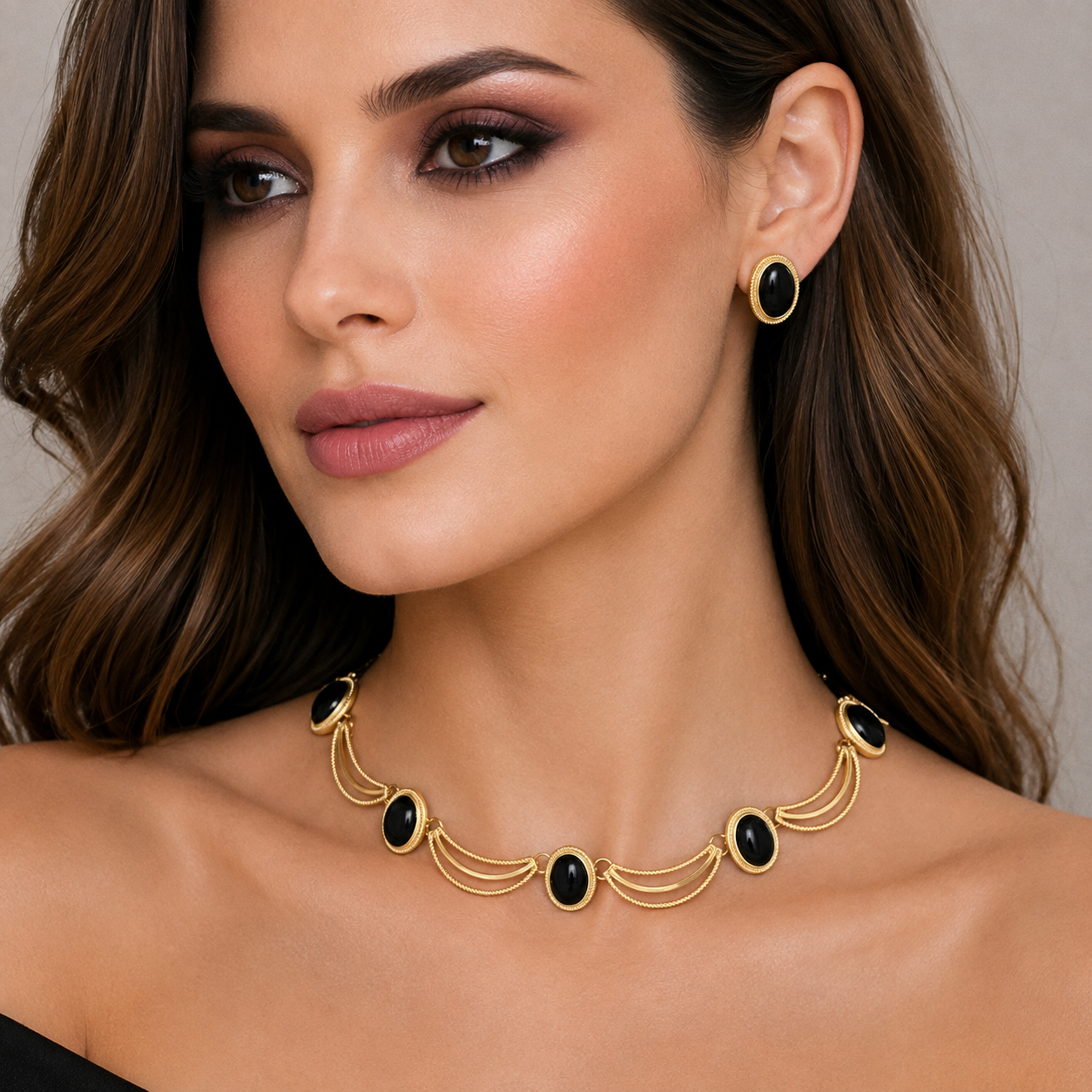 BLACK ONYX SET