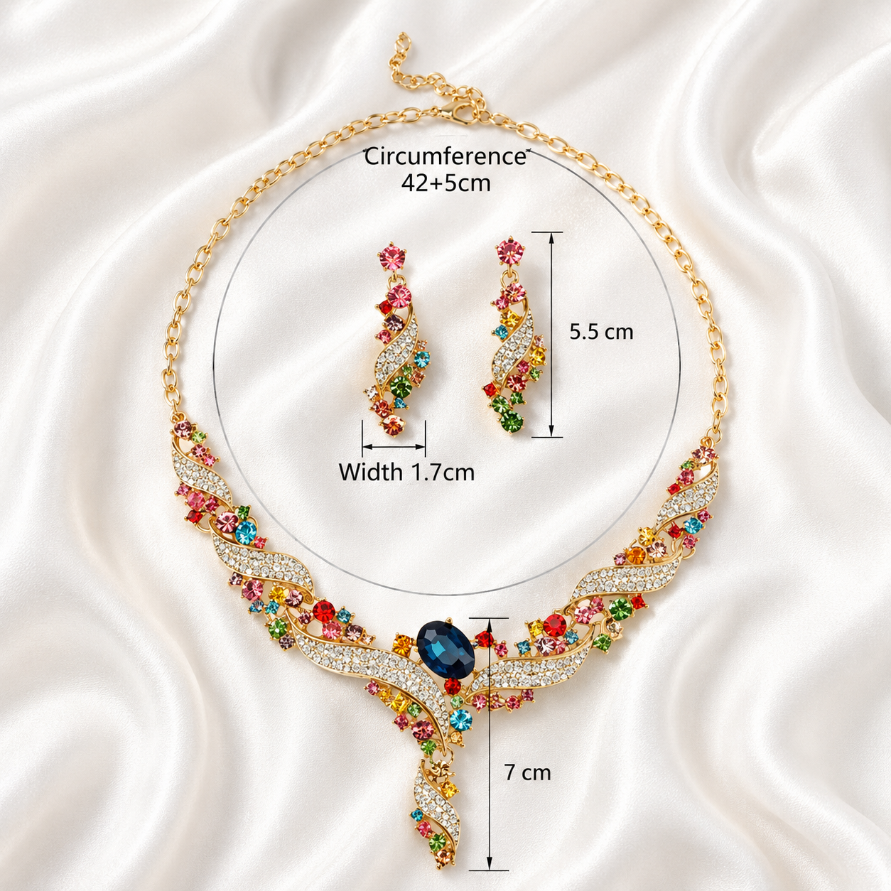 RAINBOW CRYSTAL VINE SET