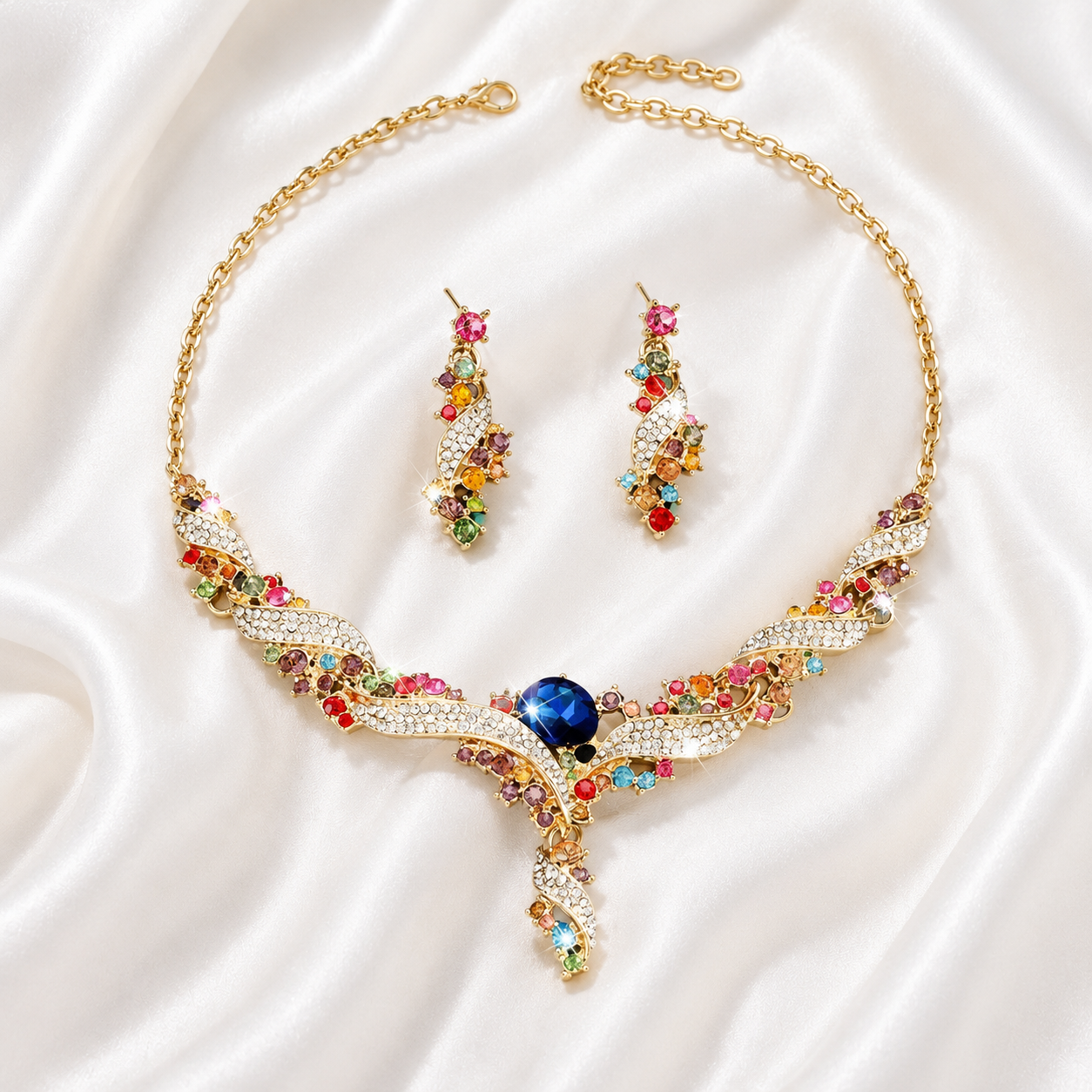 RAINBOW CRYSTAL VINE SET