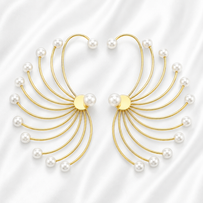 PEARL FANBURST EARRINGS
