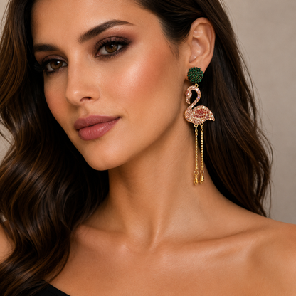 FLAMINGO EARRINGS