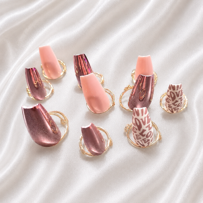 FINGERTIP NAIL RINGS CLIPS