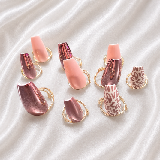 FINGERTIP NAIL RINGS CLIPS