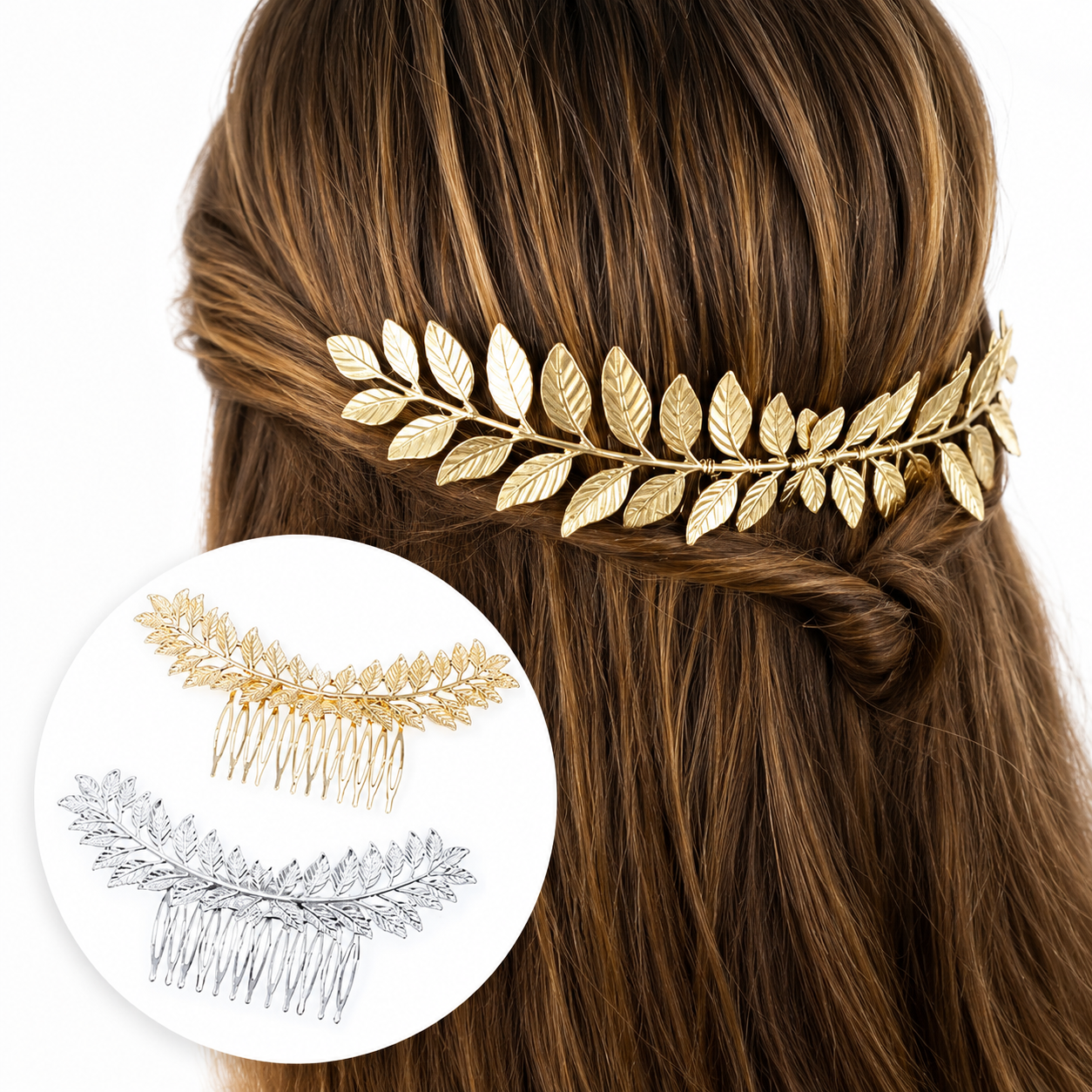 LEAFY HAIR COMB