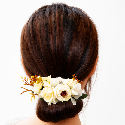 FLOWERS HAIR COMB