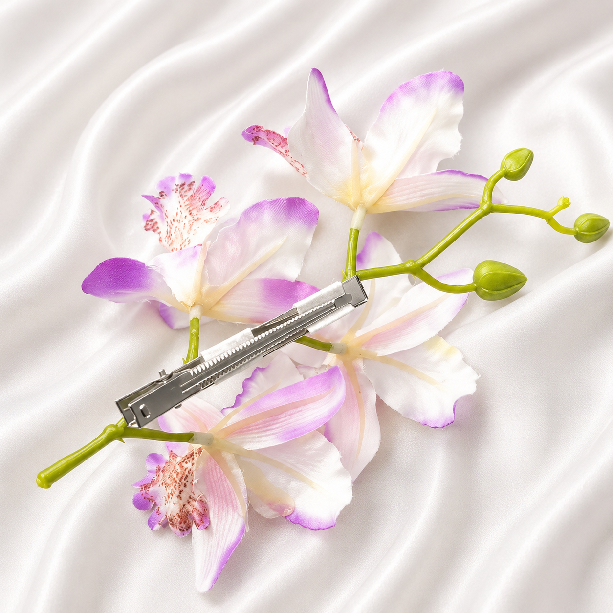 BOHO ORCHID CLIP