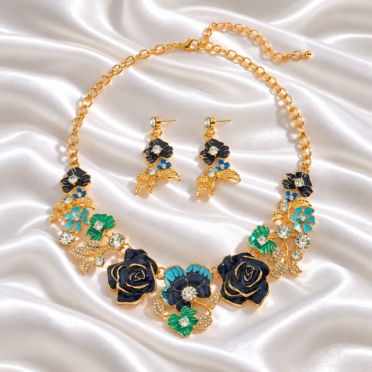 MIDNIGHT BLOOM FLORAL SET
