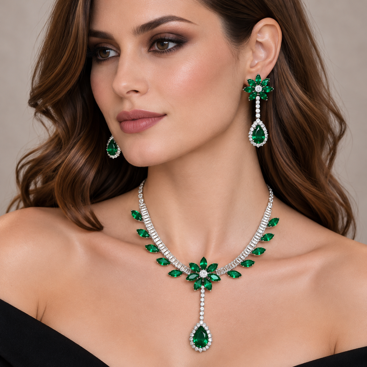 EMERALD BLOSSOM SET