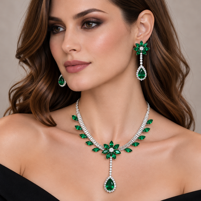 EMERALD BLOSSOM SET