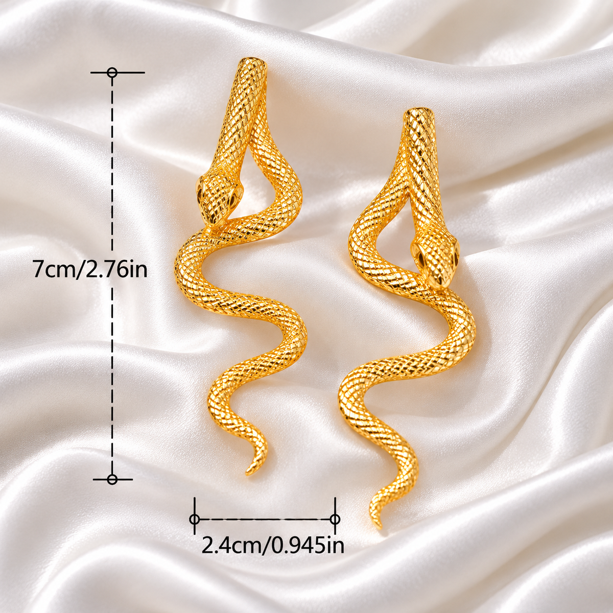 BOLD SNAKE EARRINGS