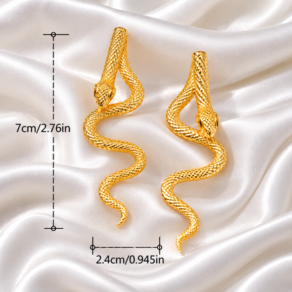 BOLD SNAKE EARRINGS