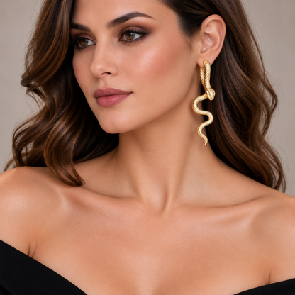 BOLD SNAKE EARRINGS