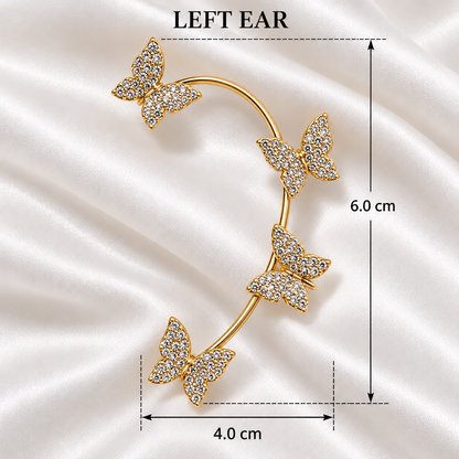 BUTTERFLY EAR CUFF (1pc-left ear)