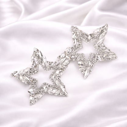 CRYSTAL STAR EARRINGS