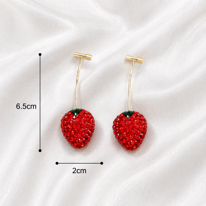 STRAWBERRY EARRINGS