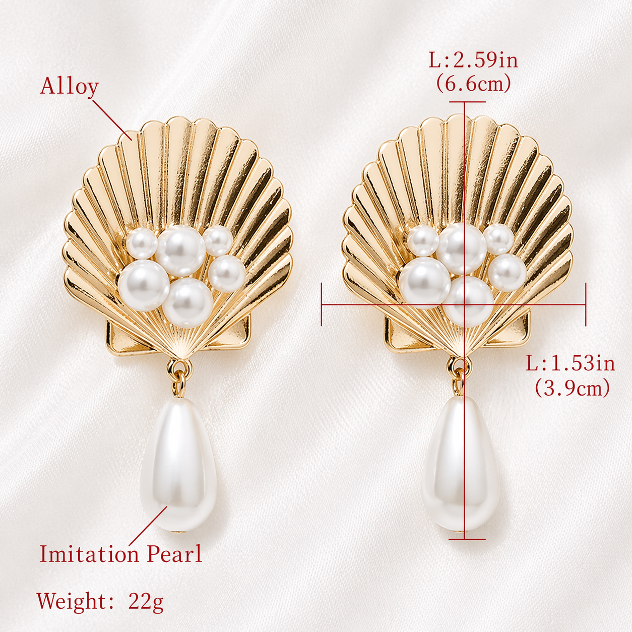 PEARL SHELL EARRINGS