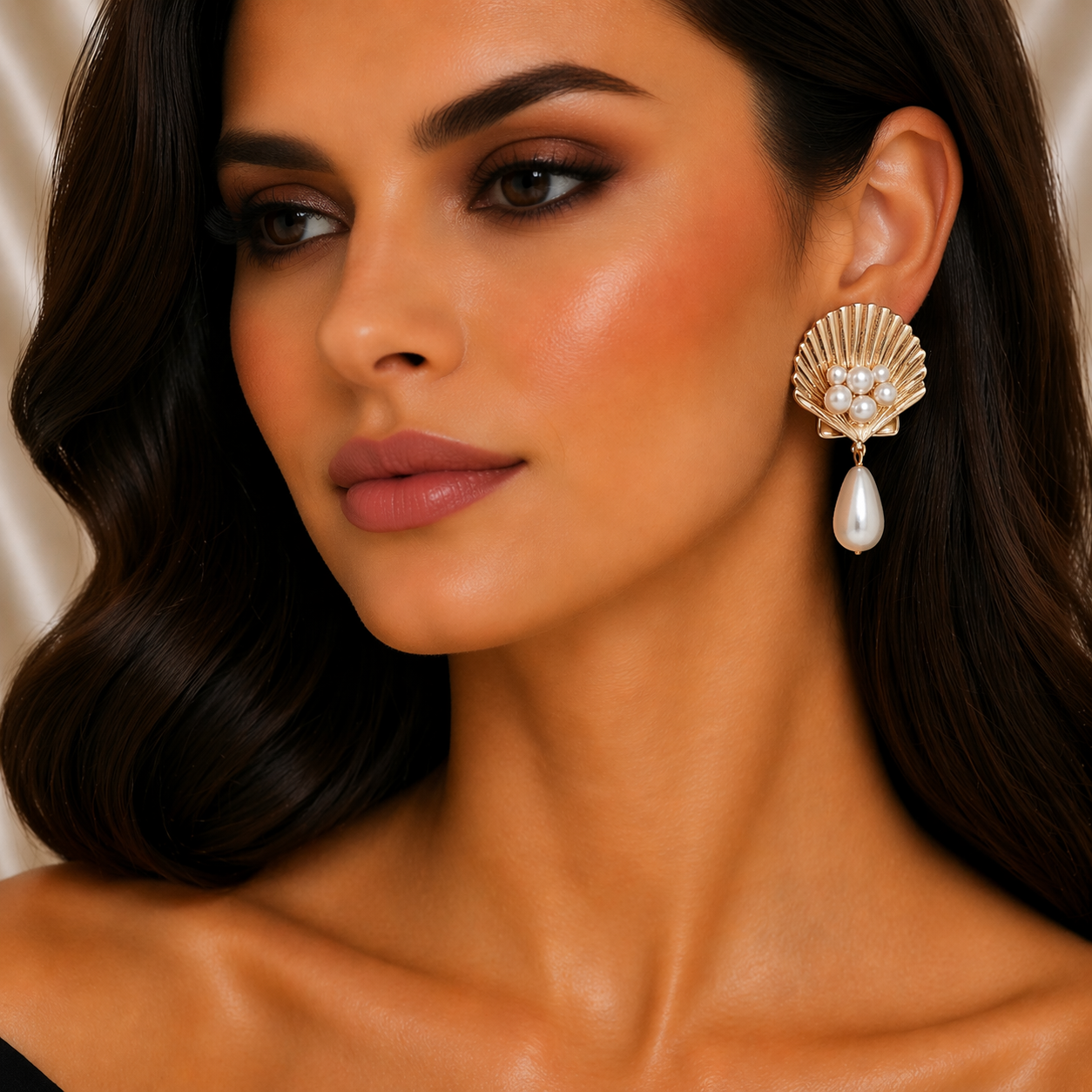 PEARL SHELL EARRINGS