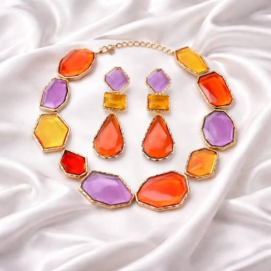 IRREGULAR RESIN CHARM SET