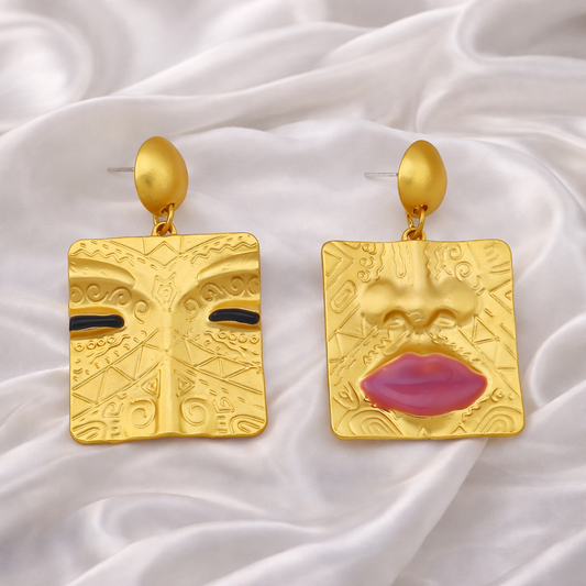 BOHO FACE EARRINGS