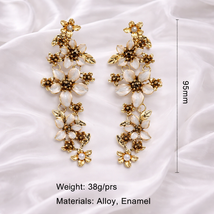 VINTAGE FLOWER EARRINGS