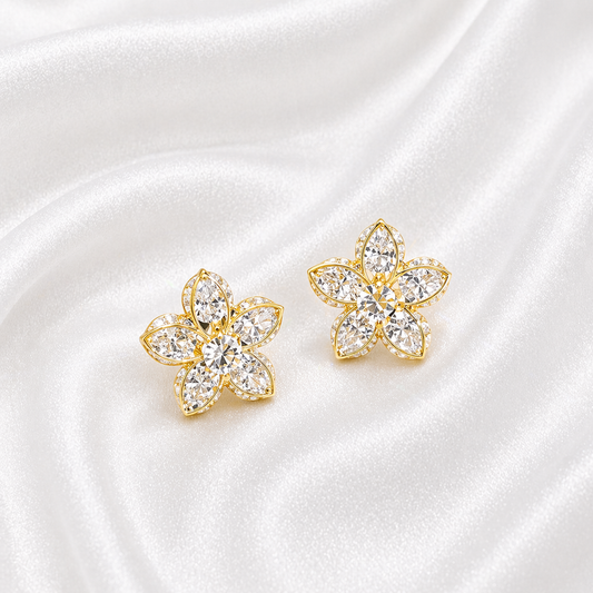 GEM ZIRCON EARRINGS