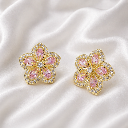 BURGEON ZIRCON EARRINGS