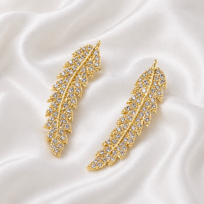 SAGE ZIRCON EARRINGS