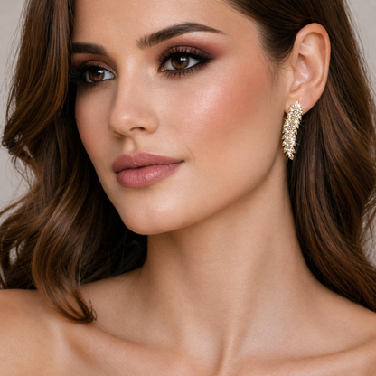 SAGE ZIRCON EARRINGS