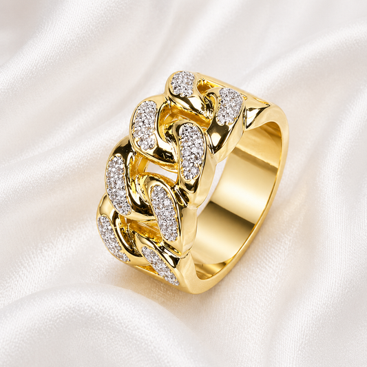 CUBAN 18k RING