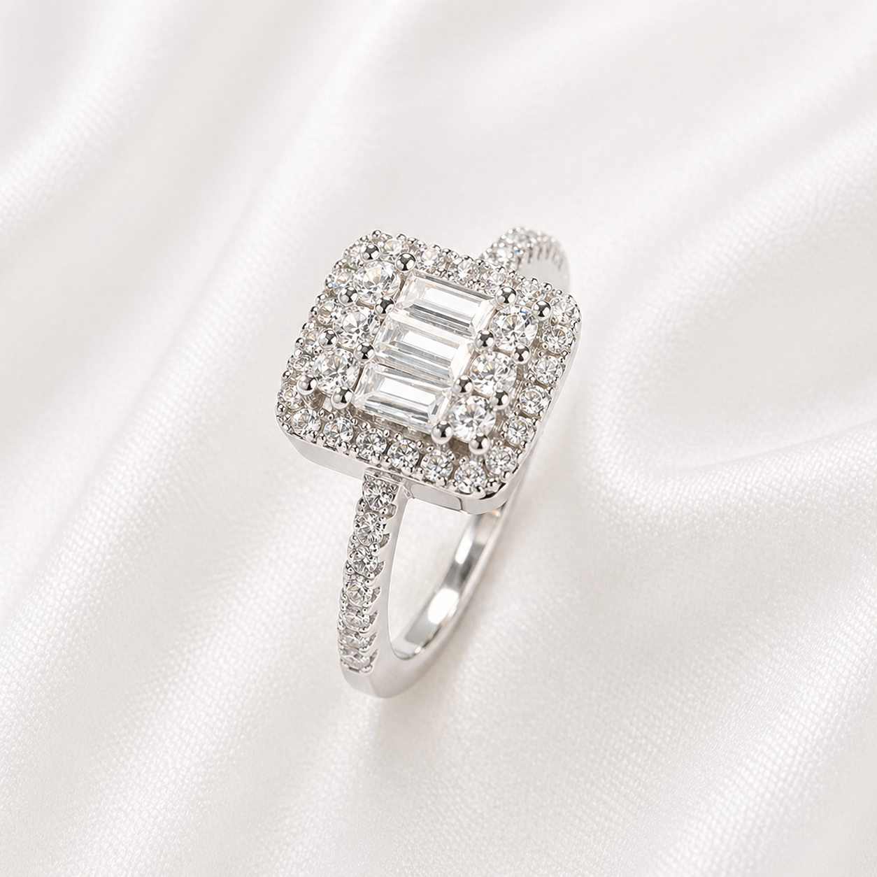COBALT ZIRCON RING