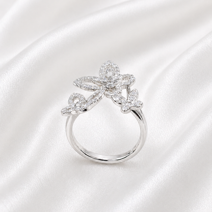 BUTTERFLIES ZIRCON RING