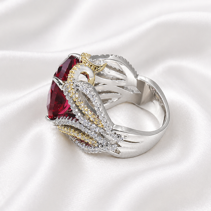 CLARET ZIRCON RING