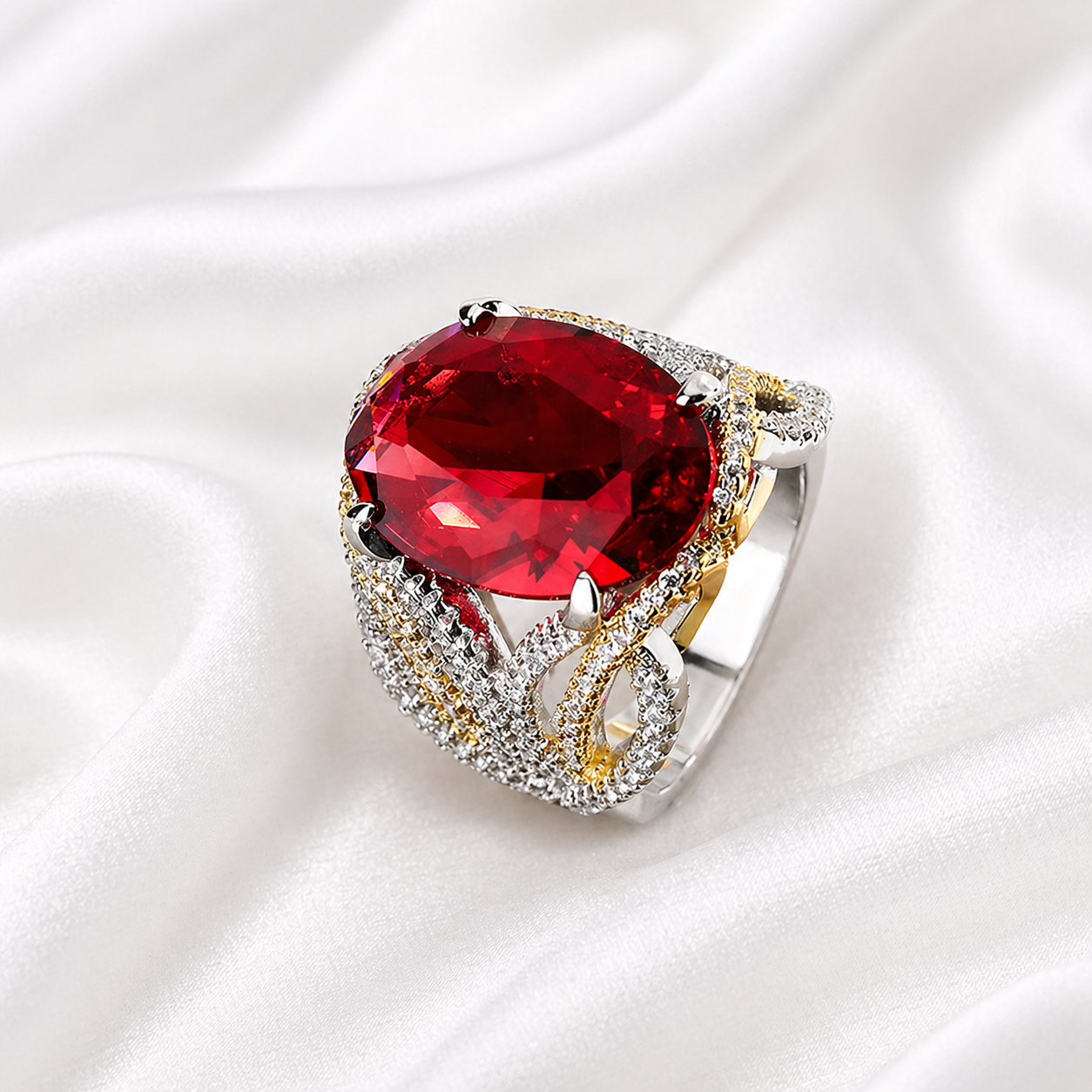 CLARET ZIRCON RING
