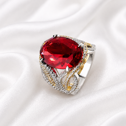 CLARET ZIRCON RING
