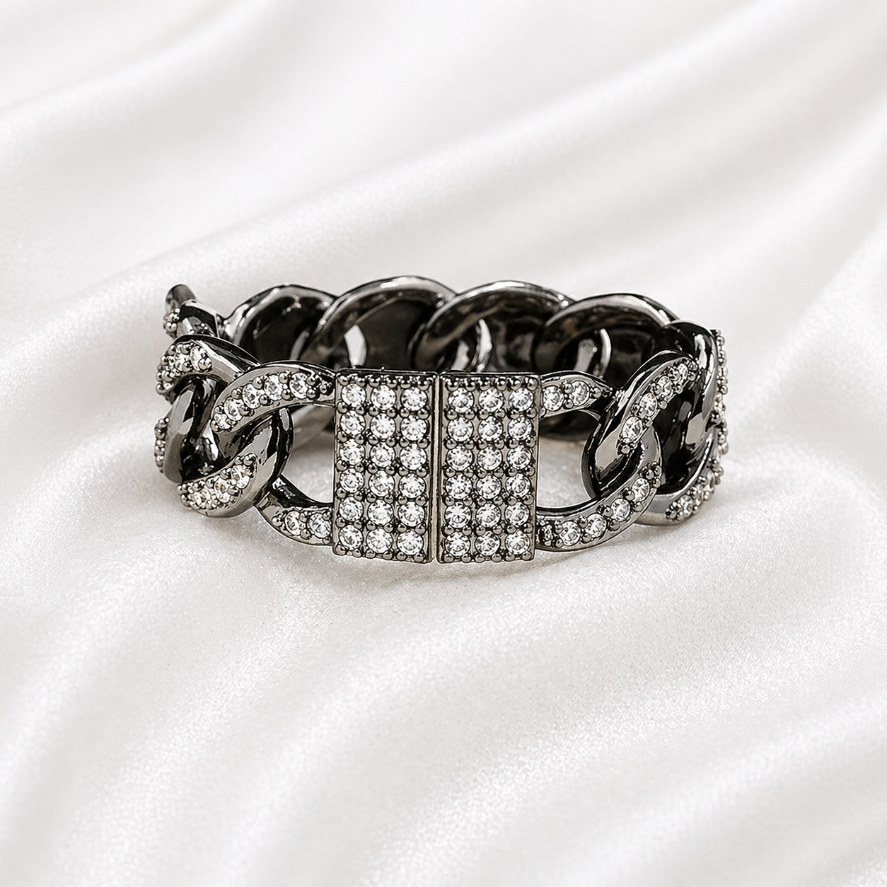 CUBAN LINKED RETRO RING