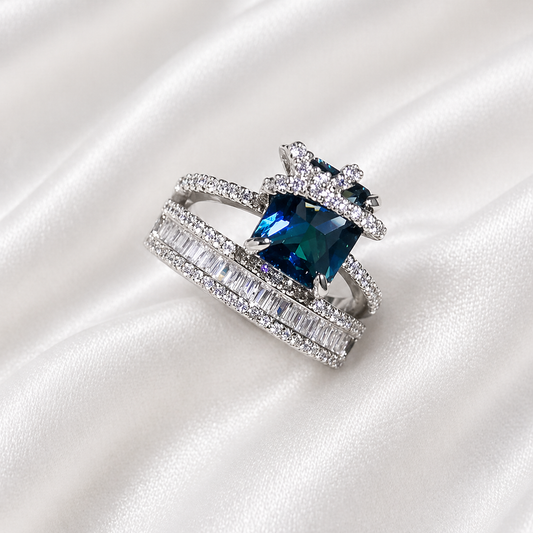 IMPERIAL BLUE ZIRCON RING