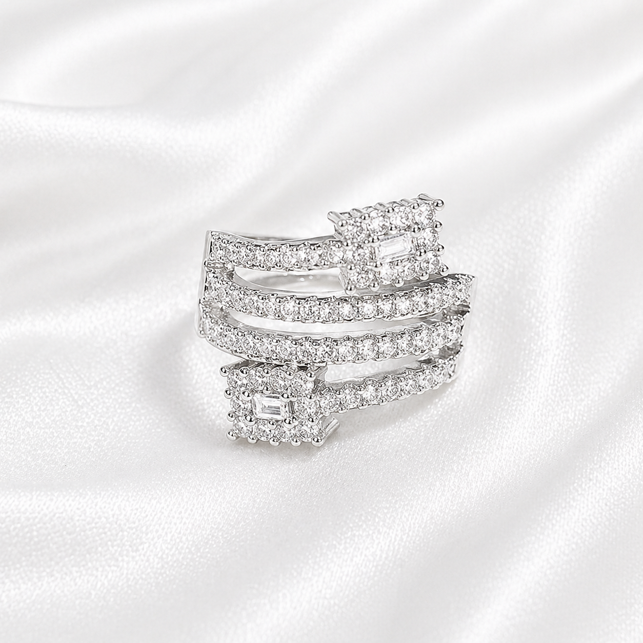 BORT ZIRCON RING
