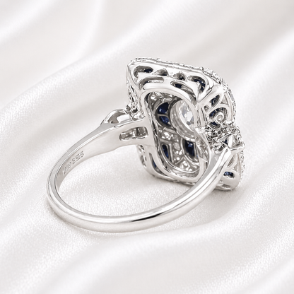 ELLPITIC ZIRCON RING